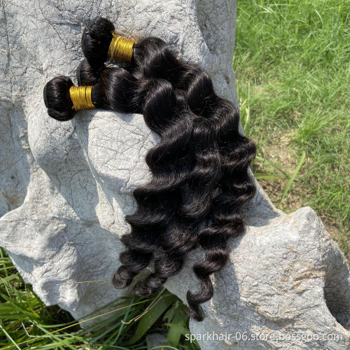 10A Raw Indian Hair 3 Bundles Directly From India Virgin Water Wave 100% Human Hair Unprocessed Cuticle Aligned Hair Extensions